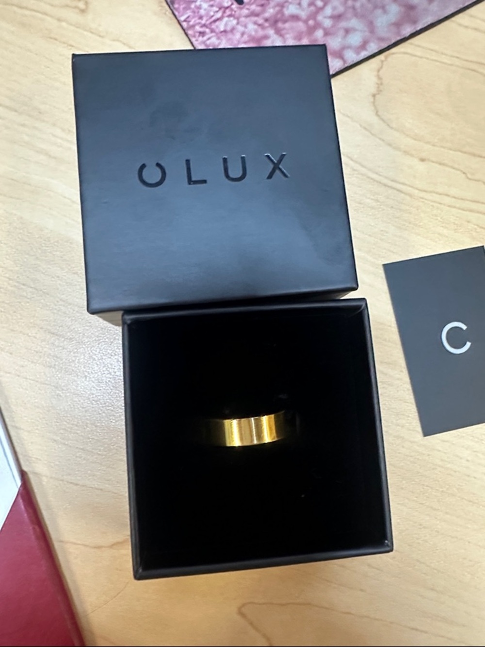 Lux Polished Gold Smart Ring
